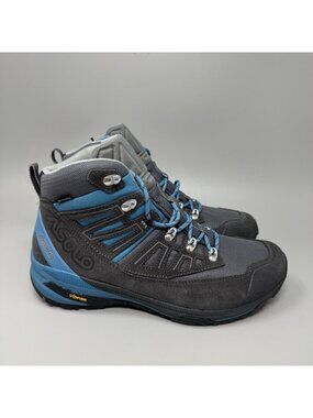 Asolo Narvik GTX Womens Boots Sz 9 Smoky Gray Blue Moon Hiking Ankle Boots